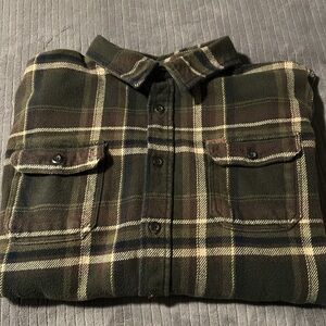 Men’s Orvis thick winter shirt